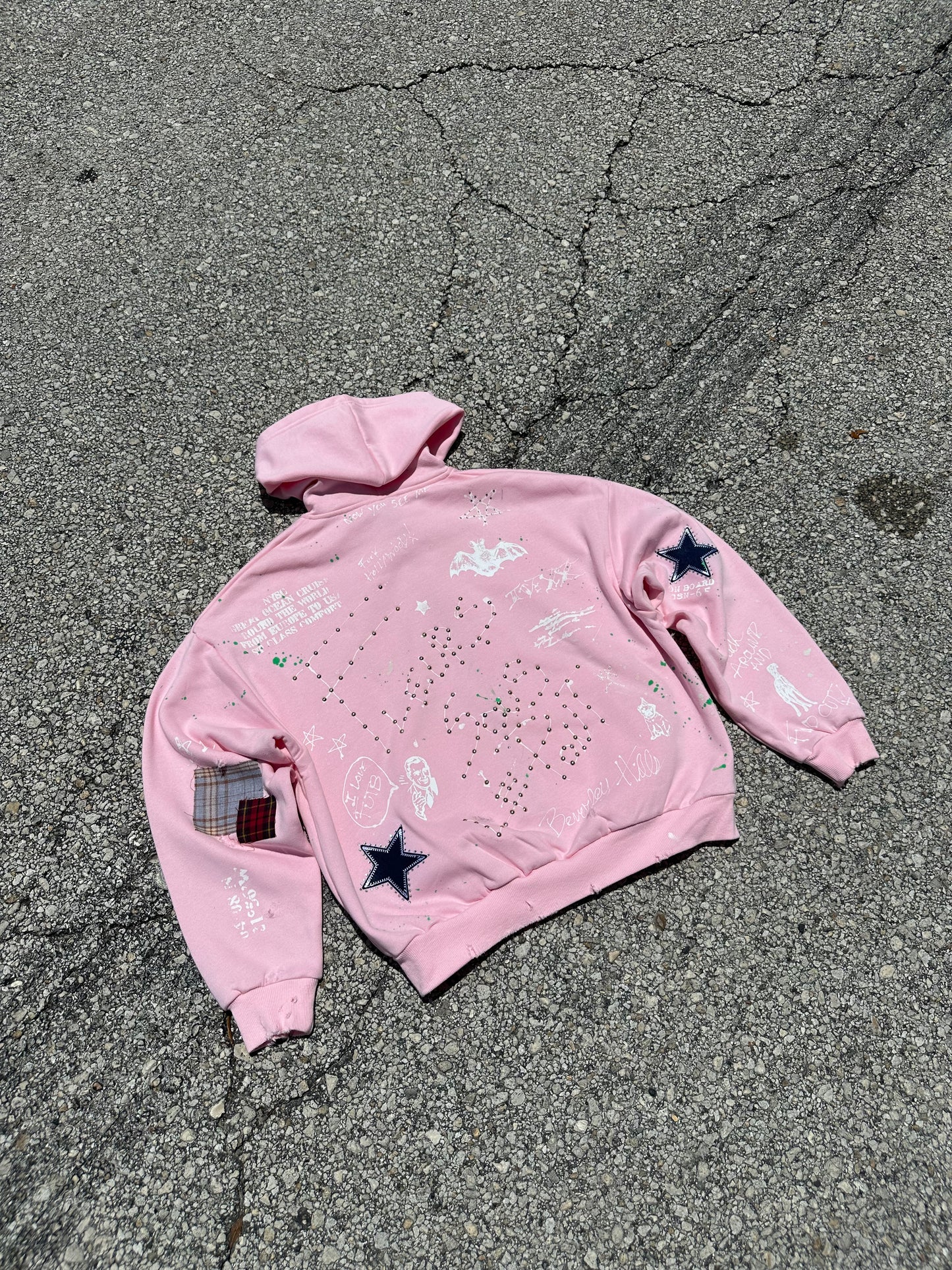 “Beverly Hills” 1 of 1 PUNK AINT DEAD! Hoodie ***LIMITED***