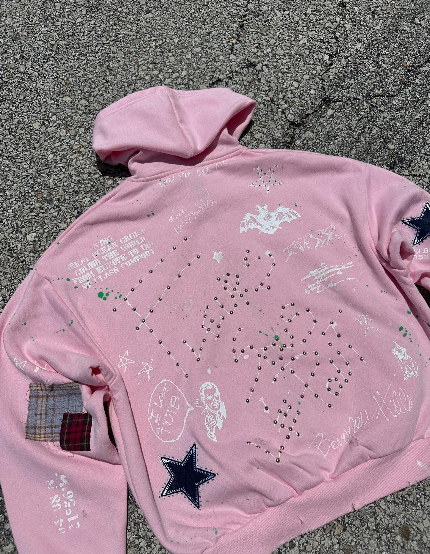 “Beverly Hills” 1 of 1 PUNK AINT DEAD! Hoodie ***LIMITED***